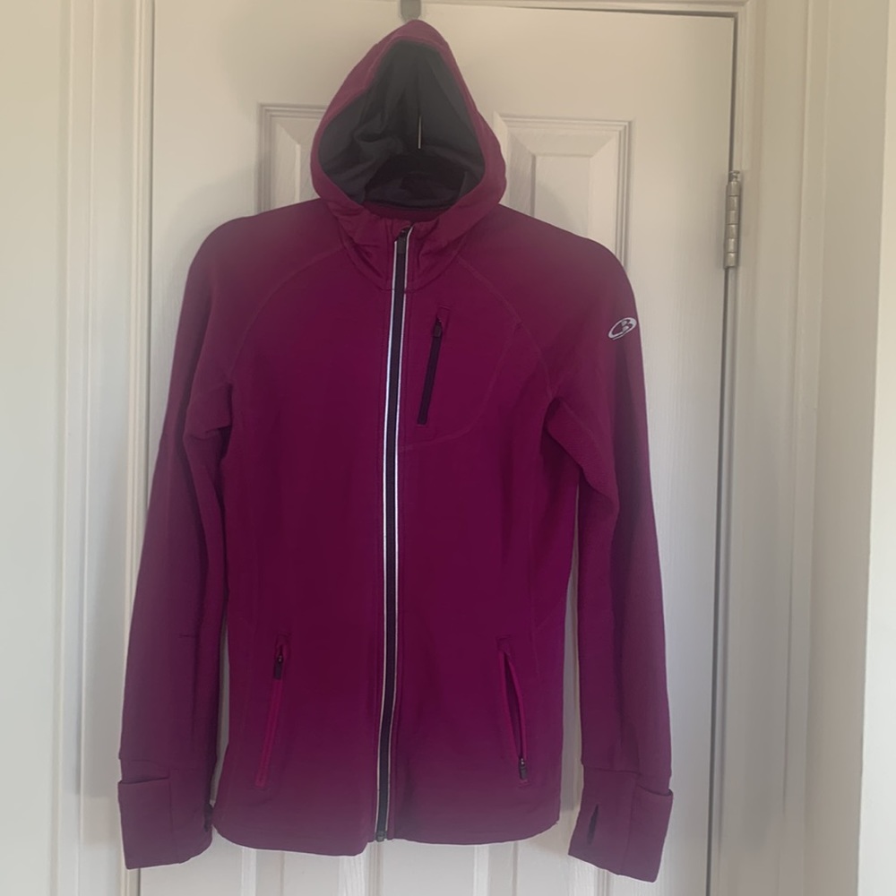 ICEBREAKER Merino Wool, Full Zip Jacket Size M